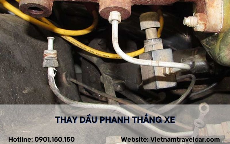 Dịch vụ thay dầu phanh thắng xe ô tô chỉ 79k tại Đà Nẵng