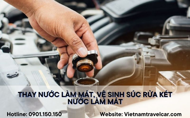 Thay nước làm mát vệ sinh súc rửa két nước làm mát giá rẻ tại Đà Nẵng