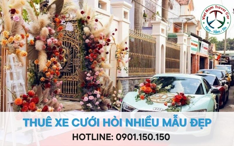 Thuê xe cưới hỏi nhiều dòng xe đời mới giá rẻ #1 tại Đà Nẵng