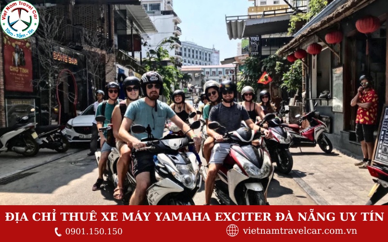 Địa điểm thuê xe máy Yamaha Exciter 135 uy tín