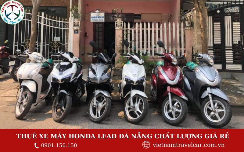 Thuê xe máy Honda Lead Đà Nẵng chất lượng, giá rẻ