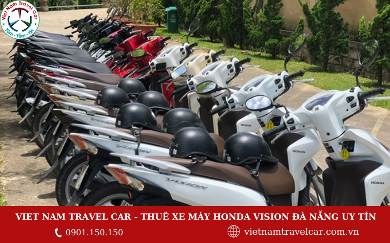 Viet Nam Travel Car – Thuê xe máy Honda Vision Đà Nẵng uy tín