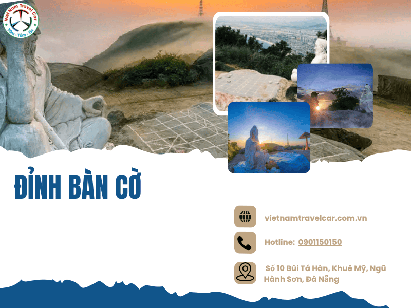 Đỉnh bàn cờ: nơi có tượng đế thích và tầm nhìn tuyệt đẹp ra toàn thành phố Đà Nẵng