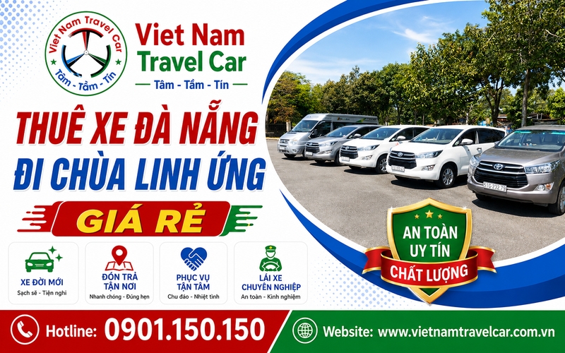 Thuê xe Đà Nẵng Đi Chùa Linh Ứng giá rẻ chỉ từ 150k