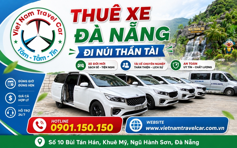 Thuê xe Đà Nẵng đi Núi Thần Tài