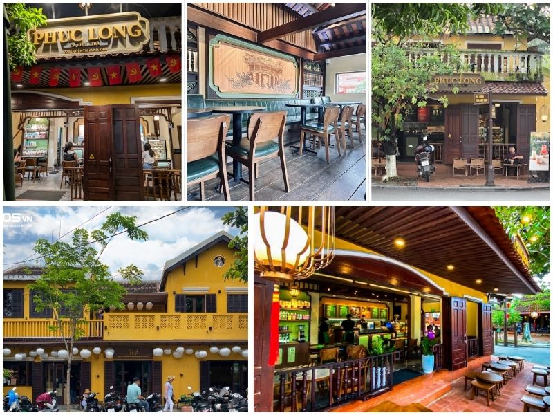 top 8 quan ca phe hoi an song ao ngam pho co cuc dep 1 Phúc Long Hội An được yêu thích nhờ không gian rộng rãi, thoáng mát