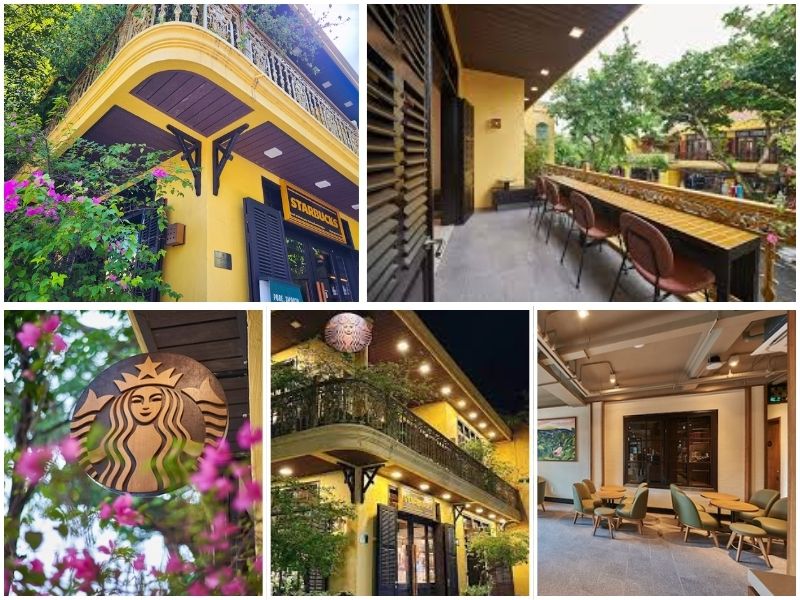top 8 quan ca phe hoi an song ao ngam pho co cuc dep 1 Starbucks - quán cà phê Hội An sang chảnh bật nhất Đà Nẵng