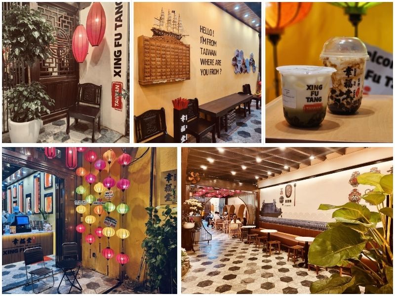 top 8 quan ca phe hoi an song ao ngam pho co cuc dep 3 Xing Fu Tang nổi tiếng với trà sữa trân châu đường đen thơm ngậy