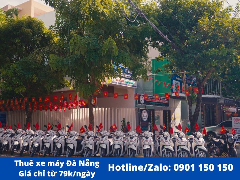 thue xe may da nang 4 Bảng giá thuê xe máy Đà Nẵng mới nhất 2025