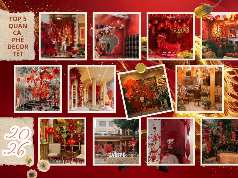 Top 5 Quán Cà Phê Decor Tết Cực Xinh Tại Đà Nẵng