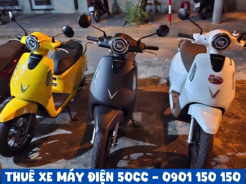 thue xe may dien 50 cc khong can bang lai 2 Kinh Nghiệm Thuê Xe Máy Điện Tiết Kiệm Và An Toàn